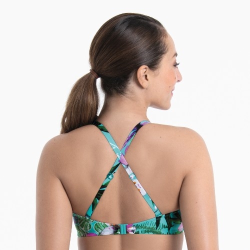 Anita Care Santa Rosa blauw prothese bikinitop