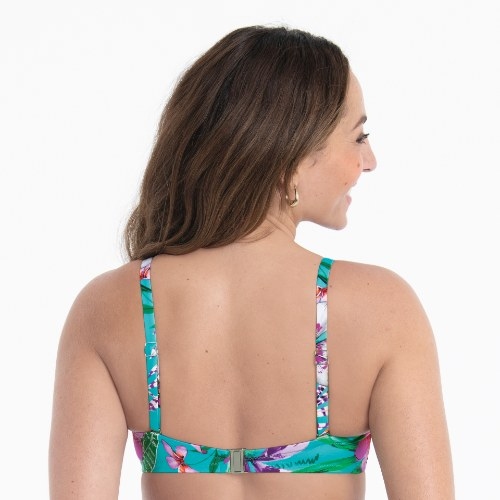Rosa Faia Badmode Ella blauw voorgevormde bikinitop