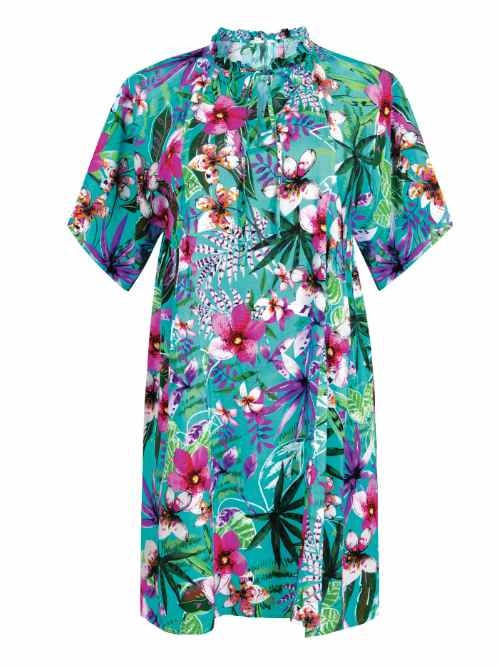 Rosa Faia Badmode Tahiti blauw tuniek