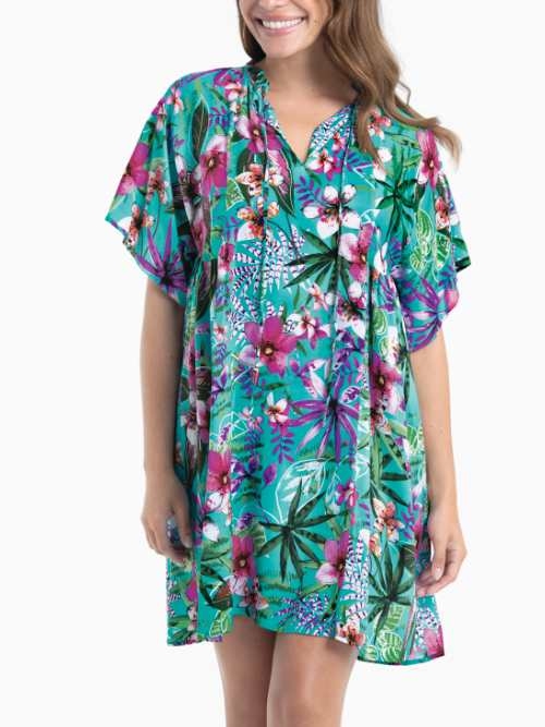 Rosa Faia Badmode Tahiti blauw tuniek