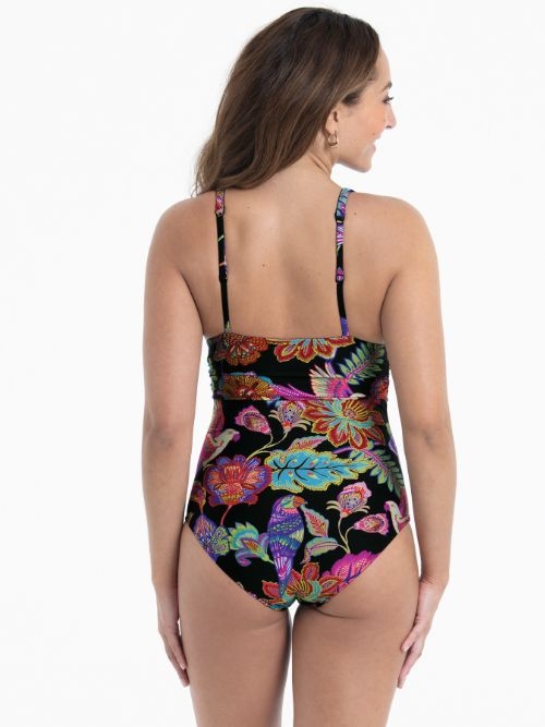 Rosa Faia Badmode Ophelia zwart/print badpak