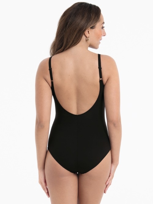 Rosa Faia Badmode Mabela zwart/print badpak