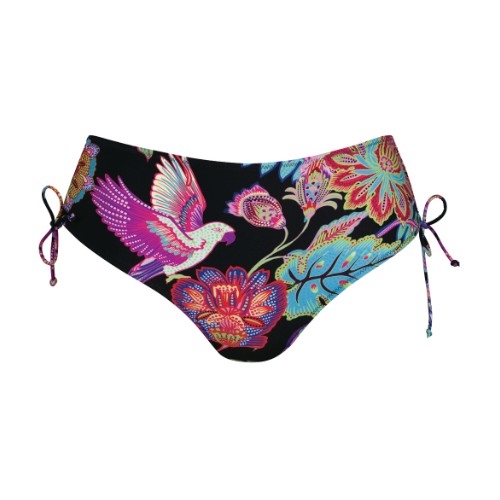 Rosa Faia Badmode Anny zwart/print bikini broekje