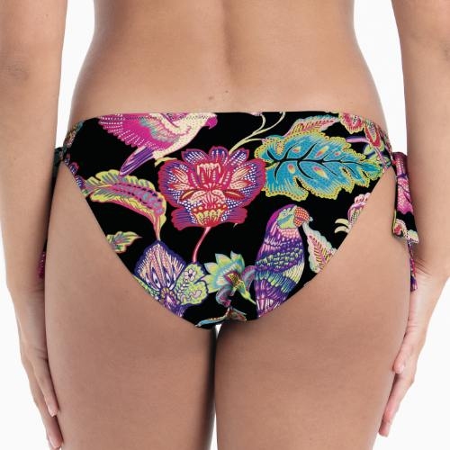 Rosa Faia Badmode Adella zwart/print bikini broekje