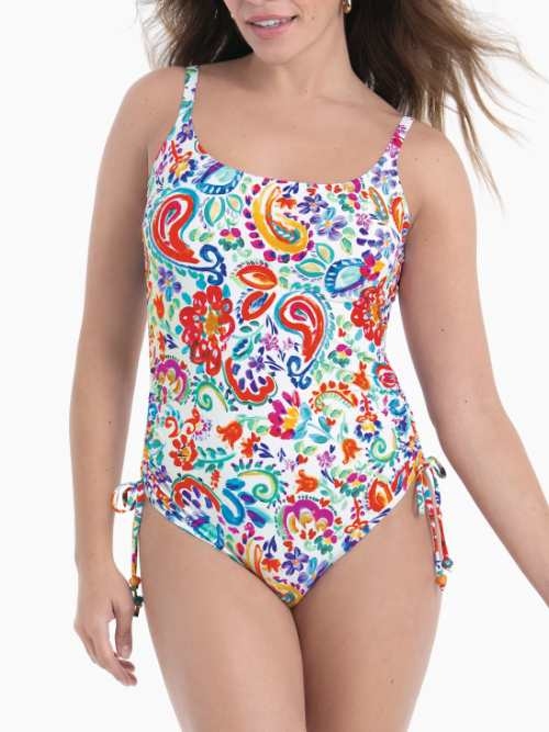 Rosa Faia Badmode Bianca wit/print badpak