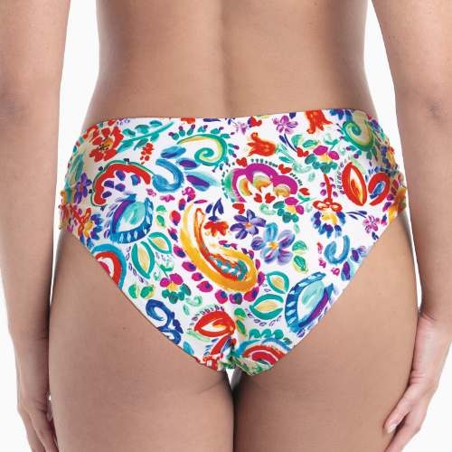 Rosa Faia Badmode Ida wit/print bikini broekje