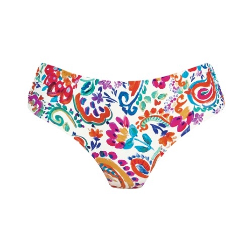 Rosa Faia Badmode Ida wit/print bikini broekje