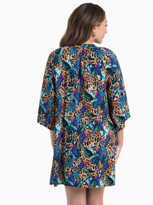 Rosa Faia Badmode Manihi multicolor tuniek