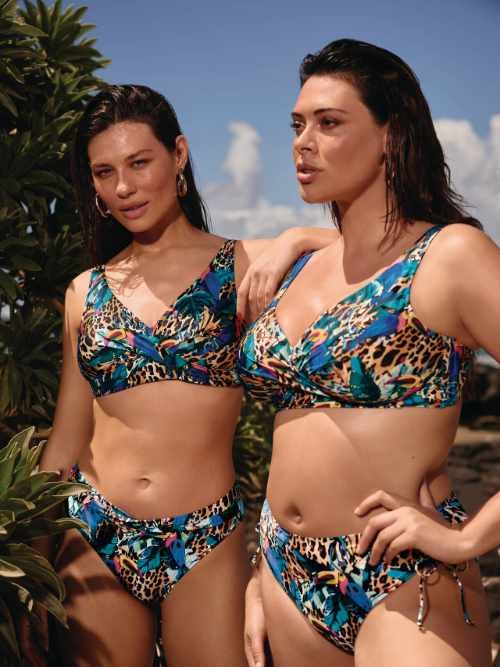 Rosa Faia Badmode Fiona multicolor voorgevormde bikinitop