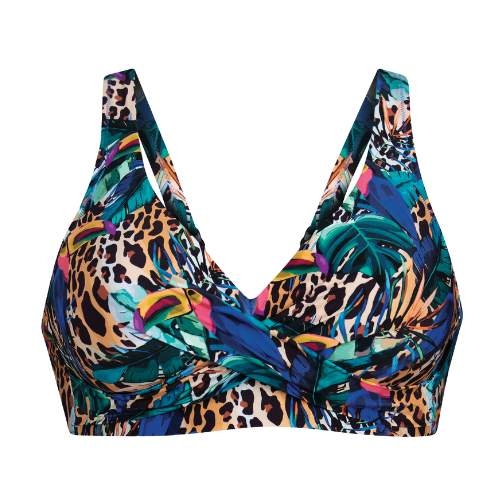 Rosa Faia Badmode Fiona multicolor voorgevormde bikinitop