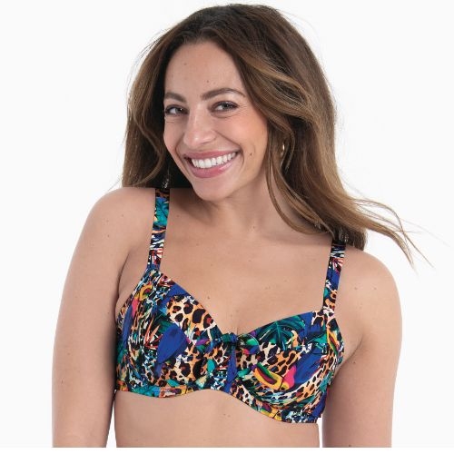 Rosa Faia Badmode Leandra multicolor soft-cup bikinitop