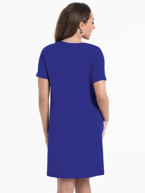 Anita Badmode Jaca blauw strandjurk