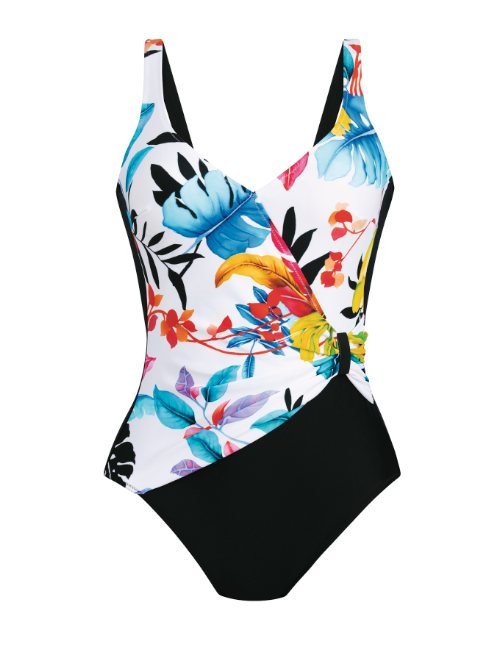 Anita Badmode Elea wit/print badpak