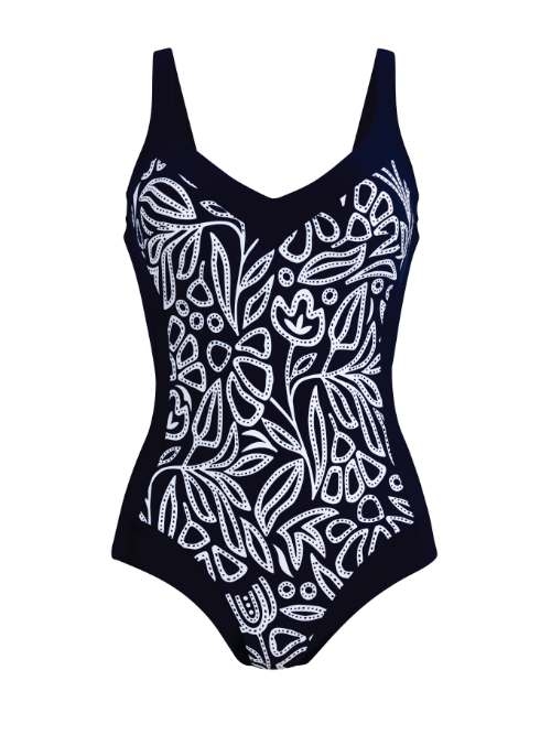 Anita Badmode Sidonia marine blauw badpak