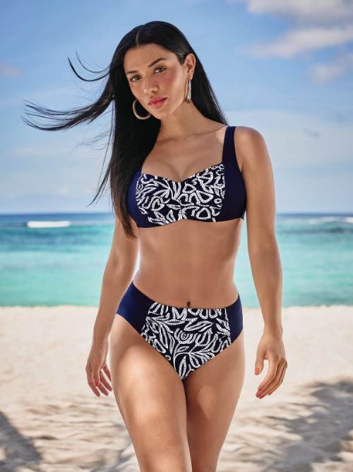 Anita Badmode Elle marine blauw voorgevormde bikinitop