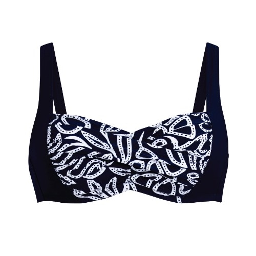 Anita Badmode Elle marine blauw voorgevormde bikinitop