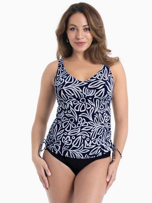 Anita Badmode Malaika marine blauw tankini top