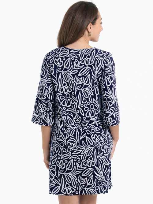 Anita Badmode Salla marine blauw strandjurk