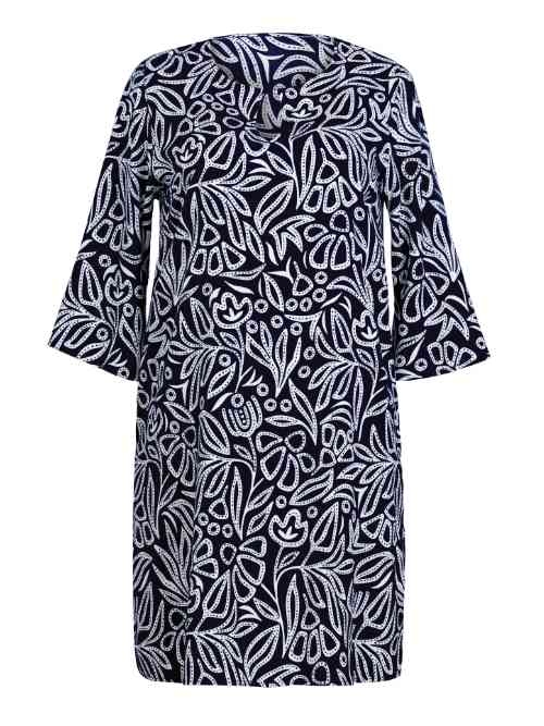 Anita Badmode Salla marine blauw strandjurk