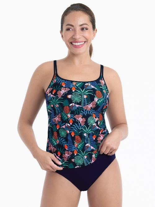 Anita Care Rimini blauw prothese tankini
