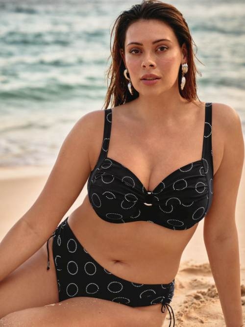 Rosa Faia Badmode Elna zwart voorgevormde bikinitop