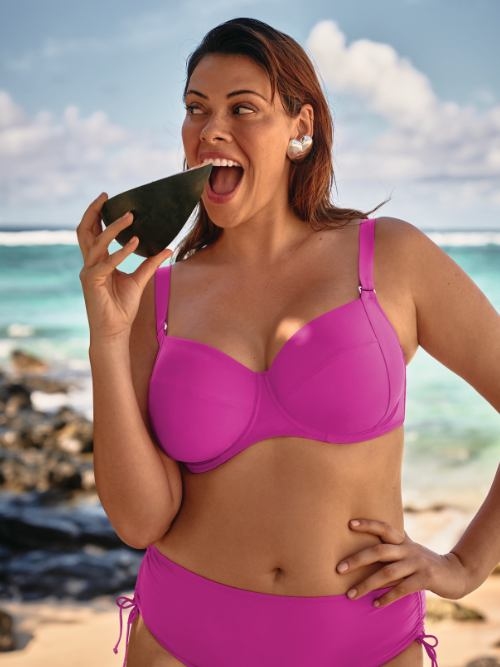 Rosa Faia Badmode Smilla roze soft-cup bikinitop