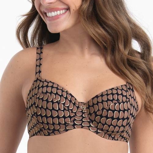 Rosa Faia Badmode Leandra zwart soft-cup bikinitop