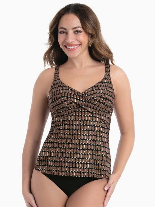 Rosa Faia Badmode Maily zwart tankini top