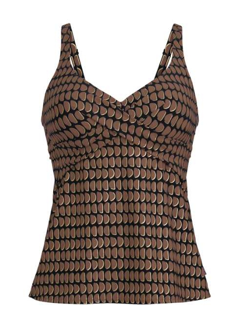 Rosa Faia Badmode Maily zwart tankini top