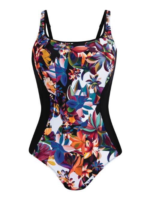 Anita Care Togo zwart/print prothese badpak