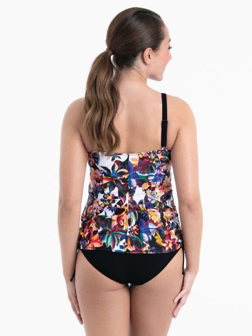 Anita Care Latina zwart/print prothese tankini