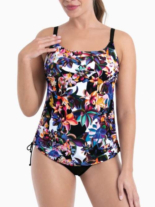 Anita Care Latina zwart/print prothese tankini