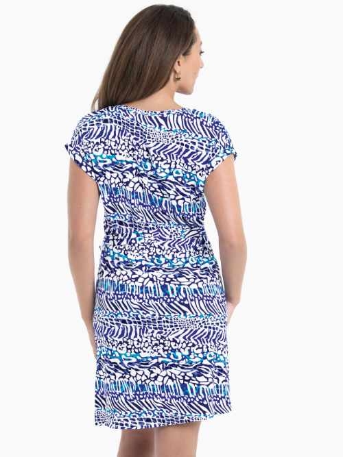 Anita Badmode Mari marine blauw strandjurk