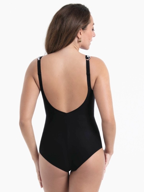 Anita Badmode Dunja zwart/wit badpak