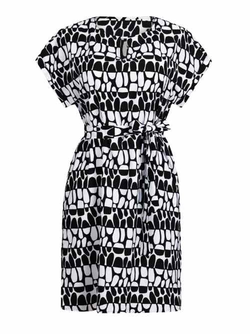 Anita Badmode Parma zwart/wit strandjurk
