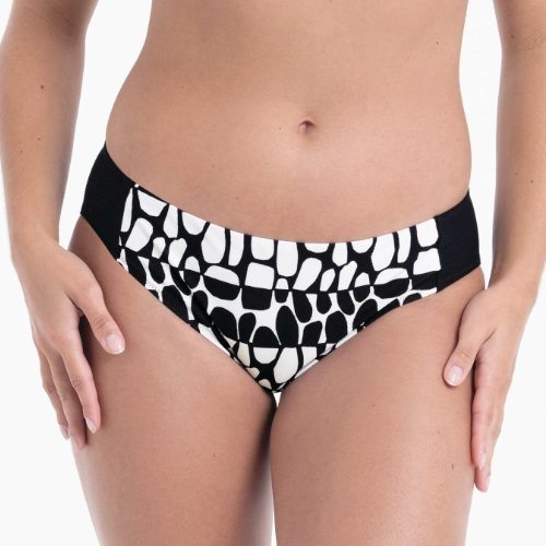 Anita Badmode Nikita zwart/wit bikini broekje