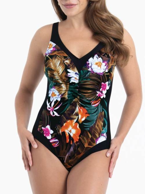 Anita Badmode Tisa zwart/bruin badpak