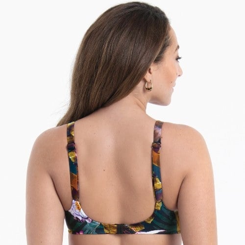 Anita Badmode Marnie zwart/bruin voorgevormde bikinitop