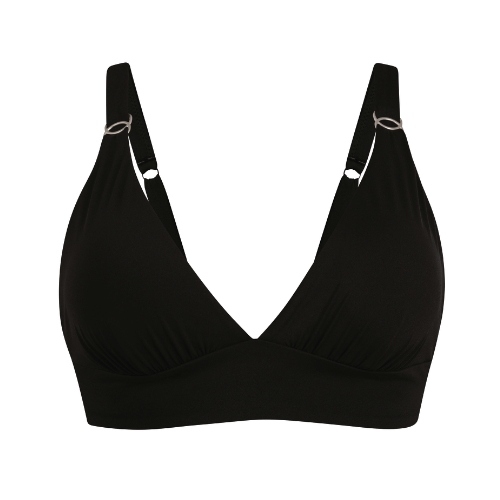 Rosa Faia Badmode Pure zwart soft-cup bikinitop