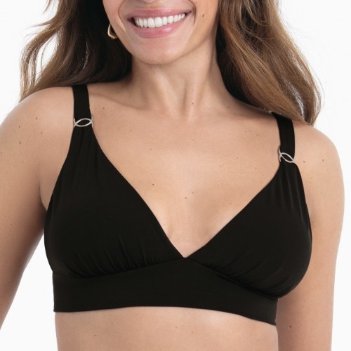Rosa Faia Badmode Pure zwart soft-cup bikinitop