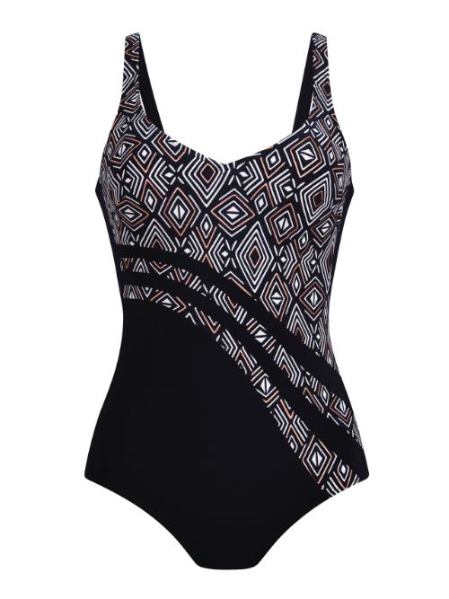 Anita Badmode Luella zwart/goud badpak