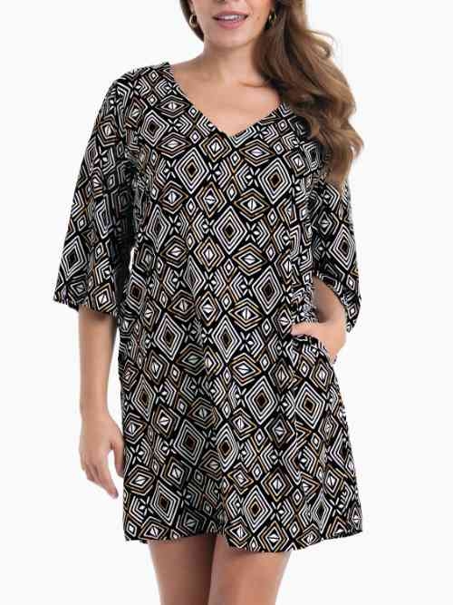 Anita Badmode Garda zwart/goud tuniek