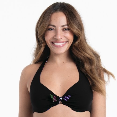 Rosa Faia Badmode Loretta zwart soft-cup bikinitop