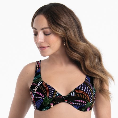 Rosa Faia Badmode Loretta zwart soft-cup bikinitop