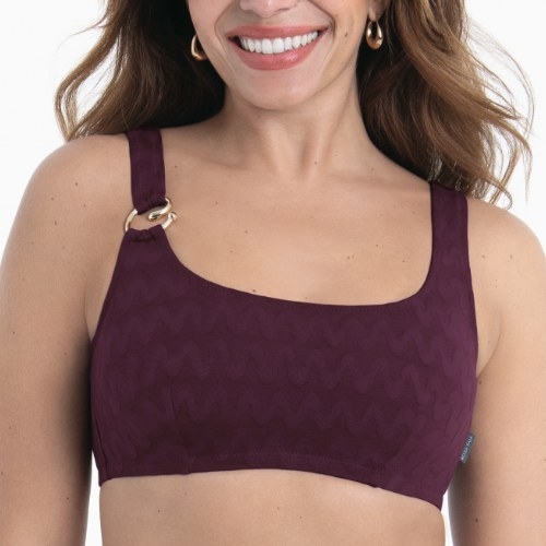 Rosa Faia Badmode Vivien paars soft-cup bikinitop
