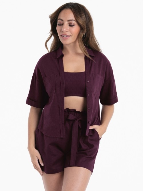 Rosa Faia Badmode Nevis paars bikini broekje