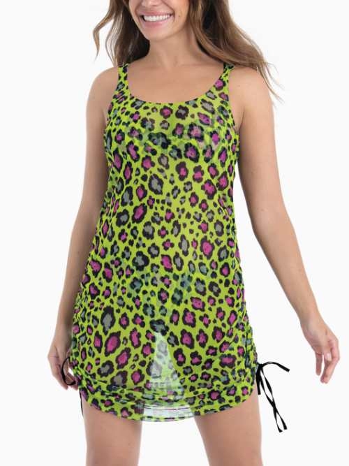 Rosa Faia Badmode Capri groen tuniek