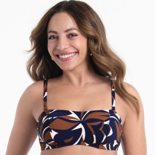 Rosa Faia Badmode Bella marine blauw soft-cup bikinitop