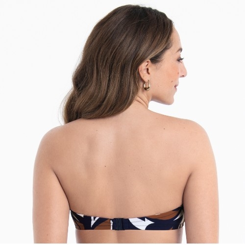 Rosa Faia Badmode Bella marine blauw soft-cup bikinitop