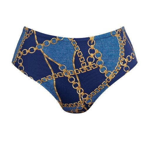 Rosa Faia Badmode Peggy jeans blauw bikini broekje